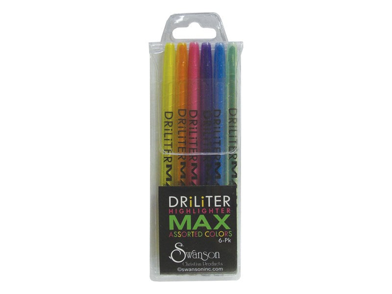 Highlighter-Driliter-6 Asst Colors Per Pack