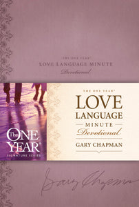 The One Year Love Language Minute Devotional-Lavender LeatherLike