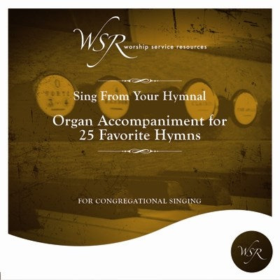 Audio CD-25 Favorite Hymns-Organ Accompaniement