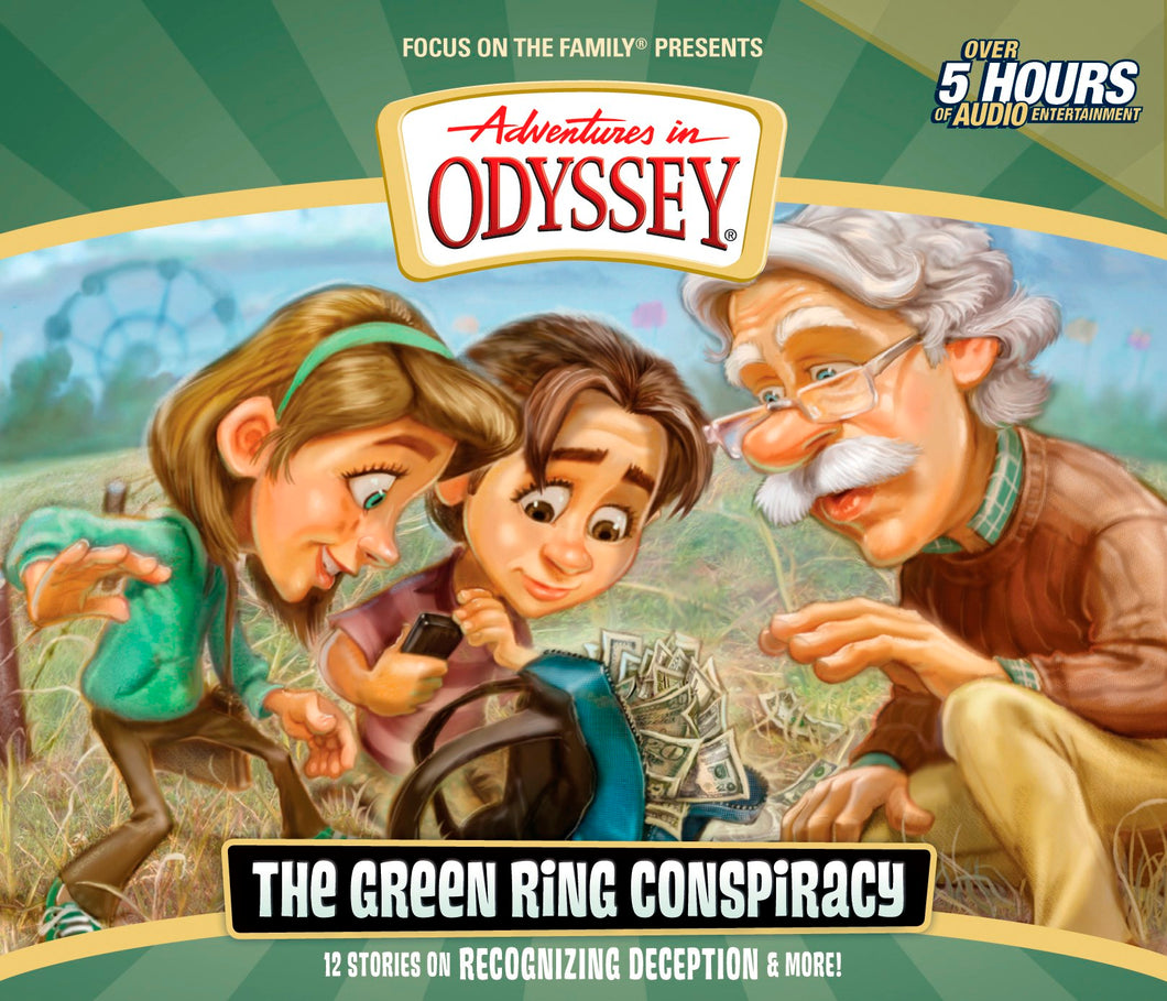 Audio CD-Adventures In Odyssey #53: Green Ring Conspiracy (4 CD)