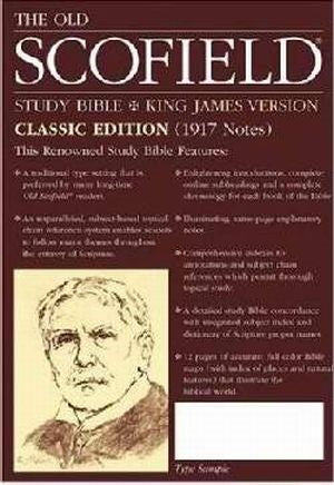 KJV Old Scofield Study Bible-Classic Editon-Burgundy Bonded Leather