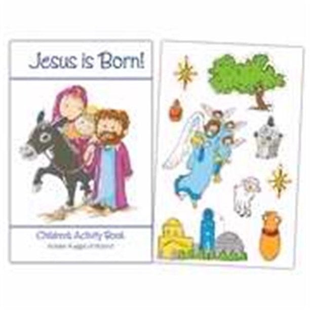Activity Book w/Stickers-Jesus Is Born