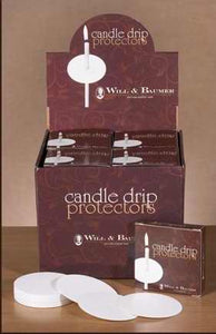 Candle-Paper Drip Protectors-3" Diameter-Pack Of 50