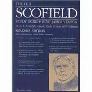 KJV Old Scofield Study Standard Edition-Black Genuine Leather Indexed