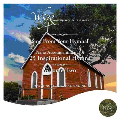 Audio CD-25 Inspirational Hymns V2 (Piano Accompaniment)