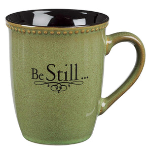 Mug-Be Still & Know-Green w/Gift Box