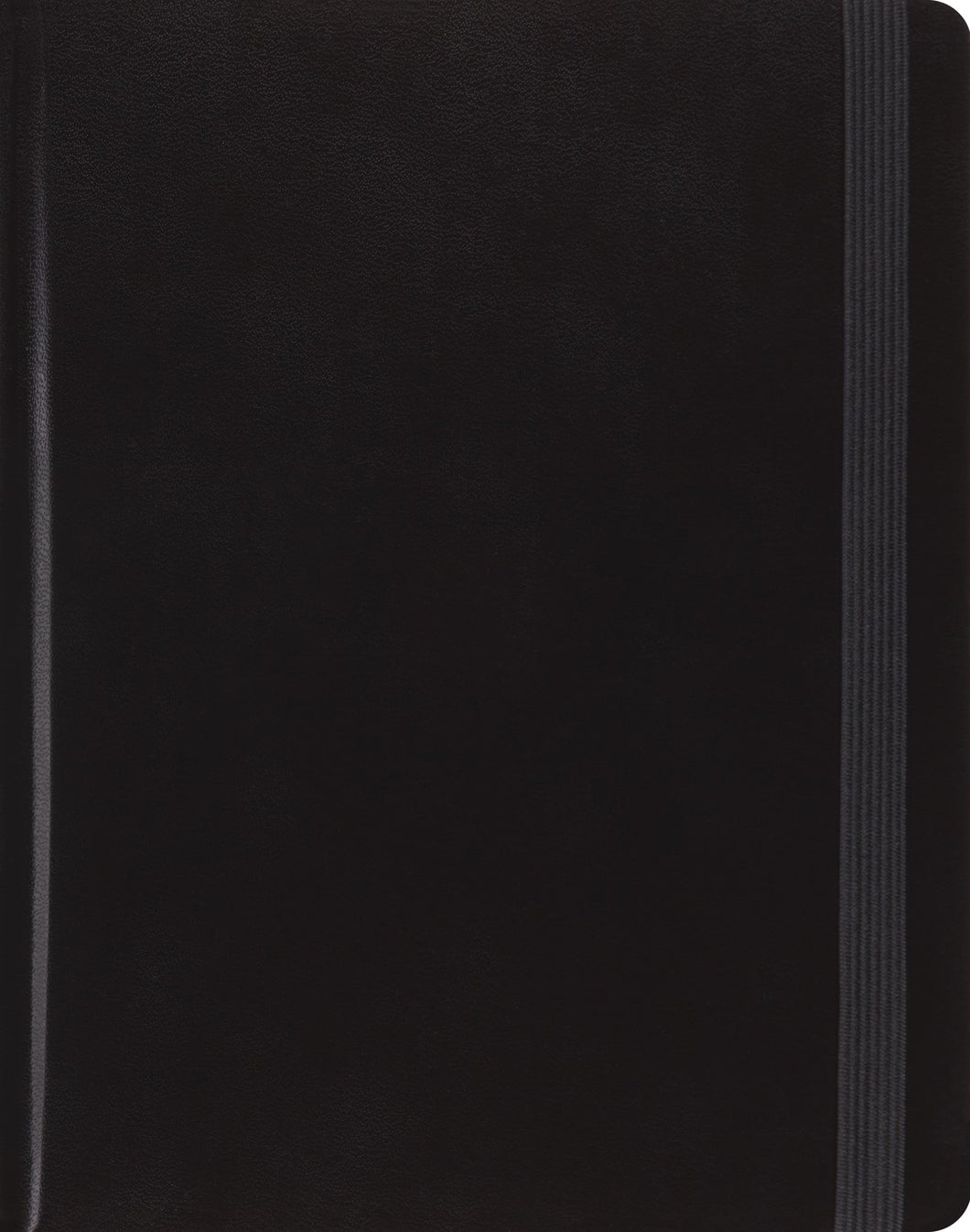 ESV Single Column Journaling Bible-Black Moleskine