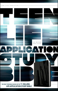 NLT Teen Life Application Study Bible-Steel City LeatherLike