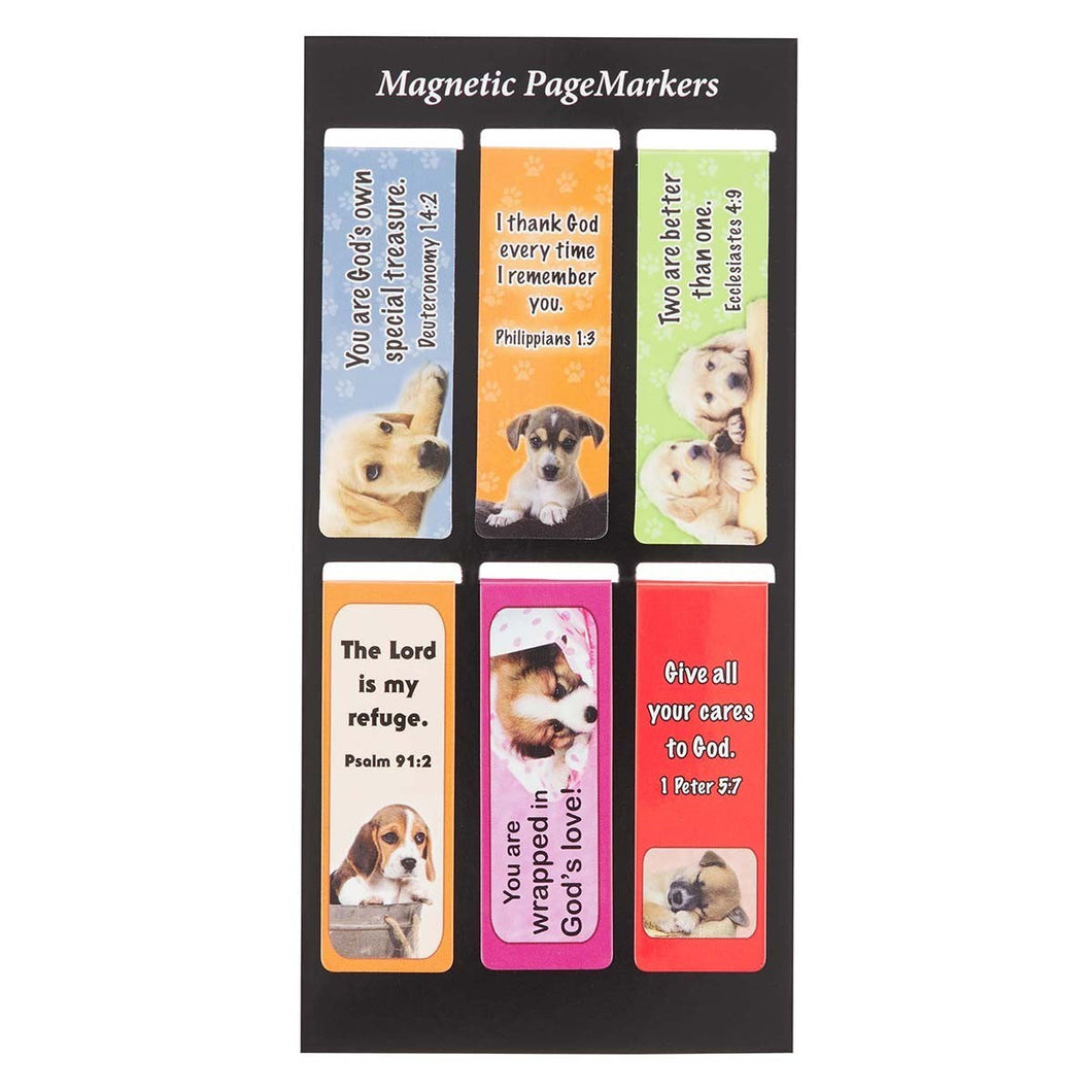 Bookmark-Pagemarker-Magnetic-Dogs/God's Own (Set Of 6)