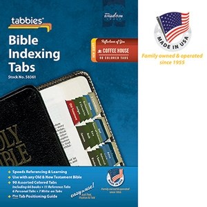 Bible Tab-Standard-Old & New Testament-Coffee House