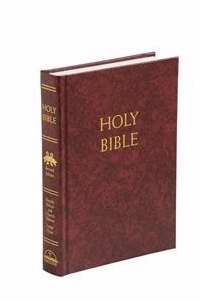 NABRE Fireside School & Church Bible/Large Print-Burgundy Hardcover