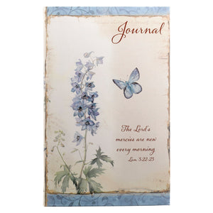 Journal-Lord's Mercies/Blue Flowers-Flexcover
