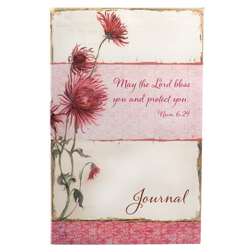 Journal-Lord's Mercies/Pink Flowers-Flexcover