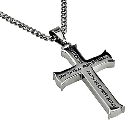 Necklace-Iron Cross-Man Of God (24