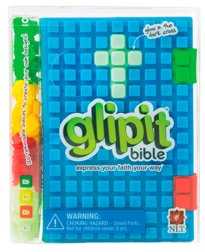 NLT Glipit Bible-Blue Silicone