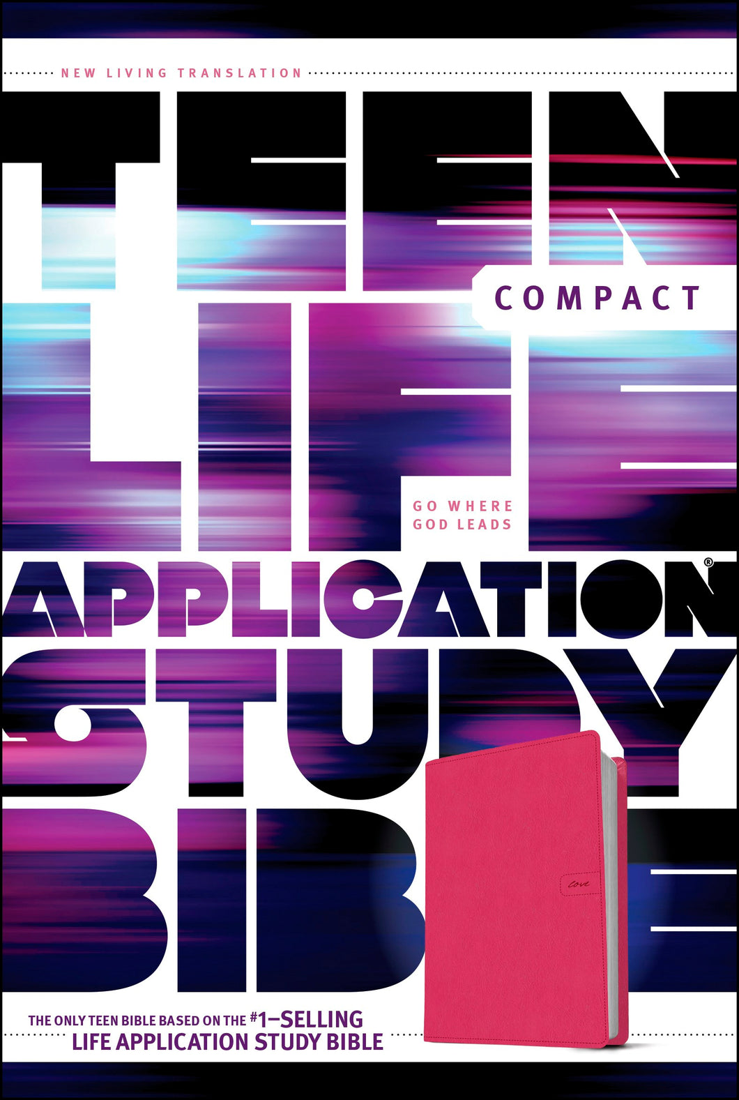 NLT Teen Life Application Study Bible/Compact Edition-Pink Love LeatherLike