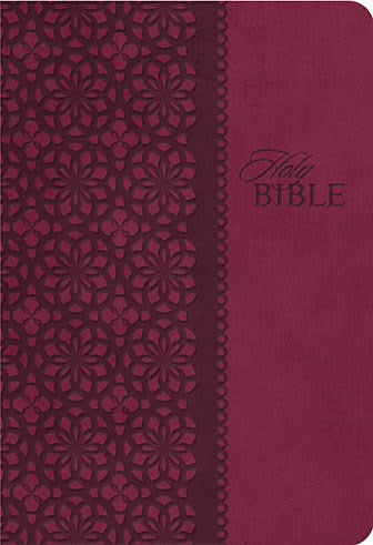 KJV King James Study Bible (Second Edition)-Cranberry LeatherSoft Indexed