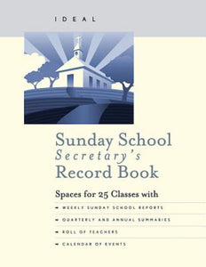 Ideal Sunday School Secretary Record Book (New Cover)