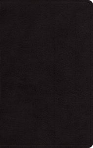 ESV Large Print Personal Size Bible-Black Genuine Leather