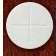 Communion-White Altar Bread-Cross Design (2-3/4