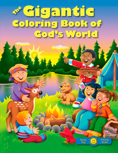 The Gigantic Coloring Book Of Gods World (Happy Day)