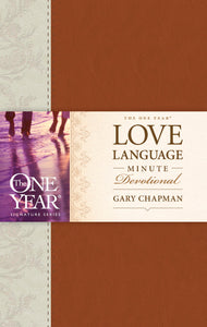The One Year Love Language Minute Devotional-Brown LeatherLike