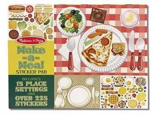 Reusable Sticker Pad: Make-A-Meal (Ages 3+)