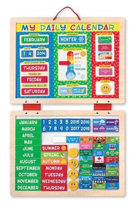 Toy-My First Daily Magnetic Calendar (90 Magnets) (Ages 3+)
