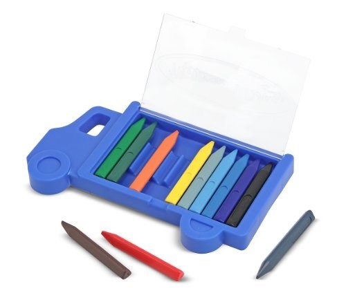 Toy-Truck Crayon Set (12 Crayons) (Ages 3+)