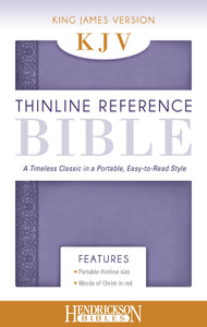 KJV Thinline Reference Bible-Lilac Flexisoft