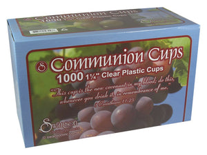 Communion-Cup-Disposable (Clear)-1-1/4" (Pack of 1000)