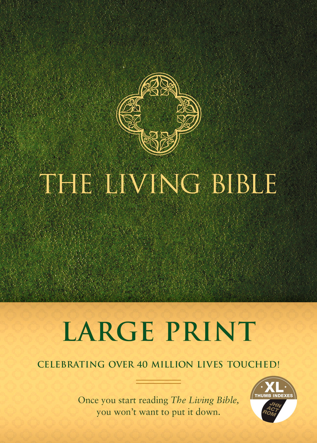 TLB The Living Bible/Large Print-Hardcover Indexed