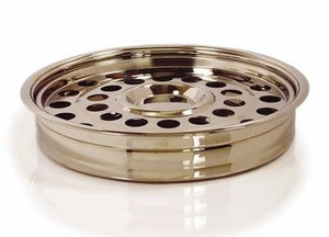 Communion-RemembranceWare-BrassTone One-Pass Tray And Disc (Stainless Steel)