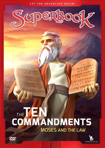 DVD-The Ten Commandments: Moses And The Law (SuperBook)