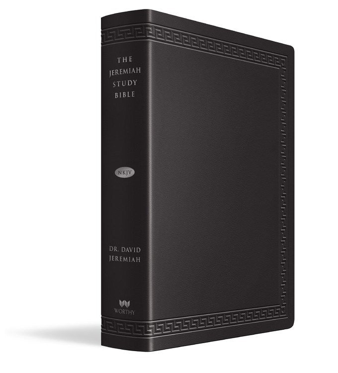 NKJV The Jeremiah Study Bible/Large Print-Black Leatherluxe