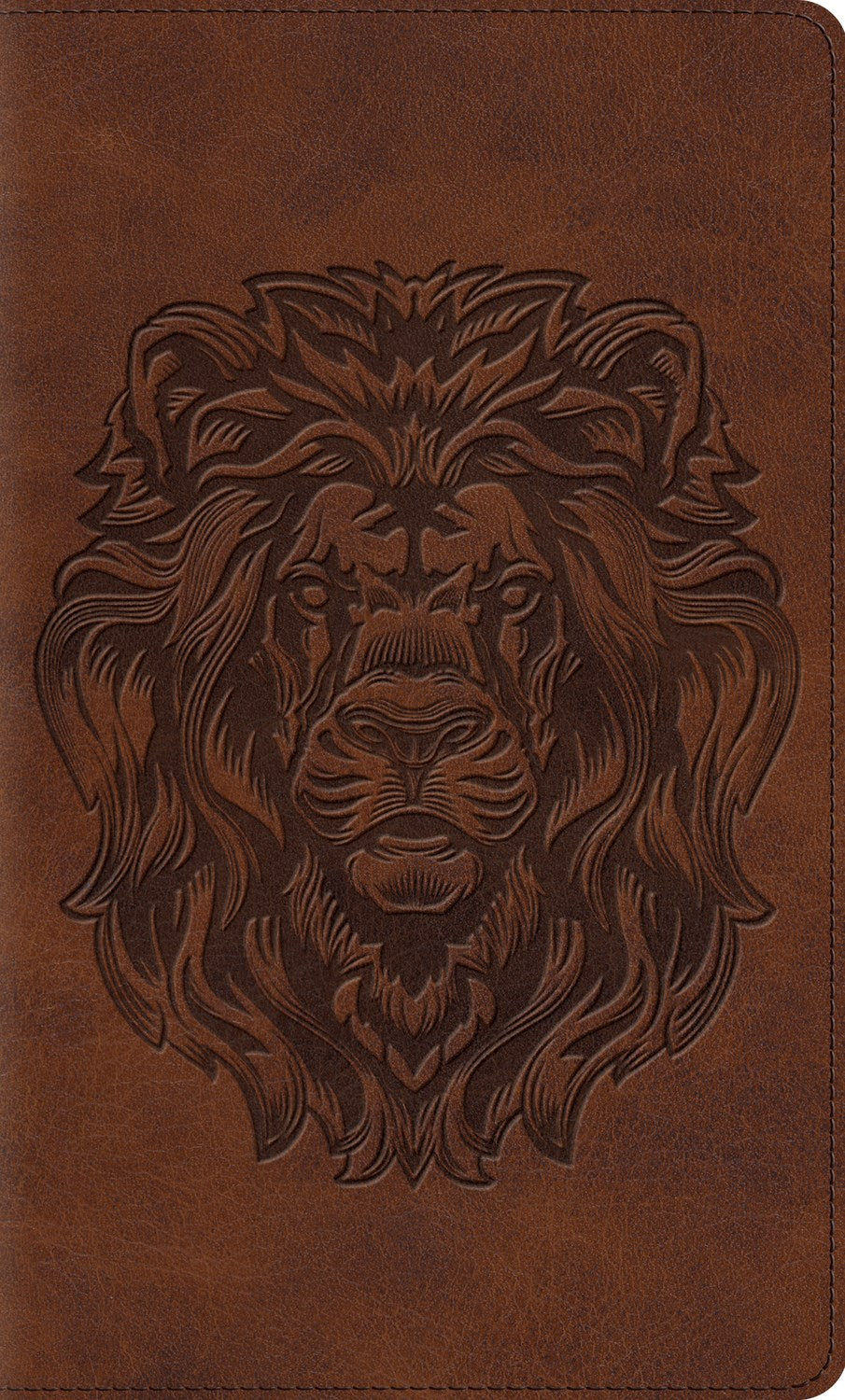 ESV Thinline Bible-Brown  Royal Lion Design TruTone