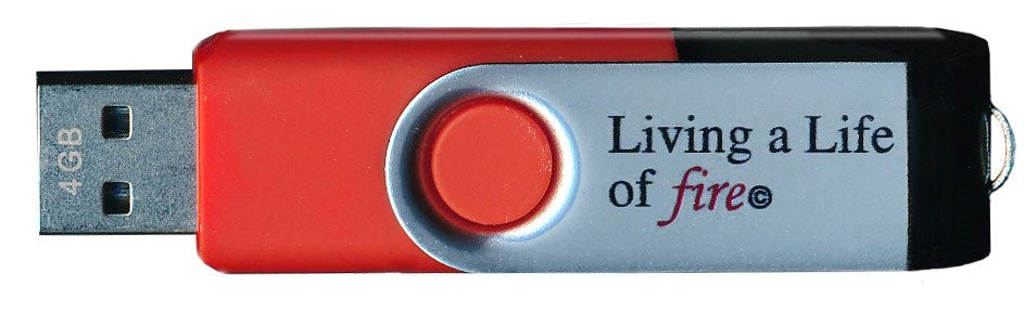 Audiobook-Living A Life Of Fire-USB Flash Drive