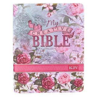 KJV My Creative Bible-Silky Floral Flexcover