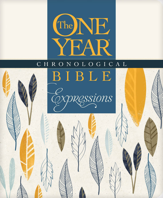 NLT The One Year Chronological Bible Creative Expressions-Deluxe Leaves Softcover