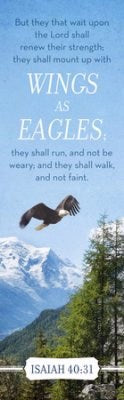 Bookmark-Wings Of Eagles (Isaiah 40:31 KJV) (Pack Of 25)
