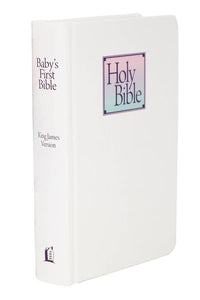KJV Baby's First Bible-White Hardcover