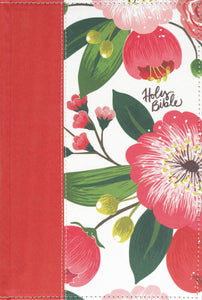 NKJV Woman'S Study Bible (Full Color)-Black/Burgundy Floral Hardcover Indexed