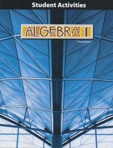 Algebra 1 Student Activities Manual (3rd Edition  Copyright Update)