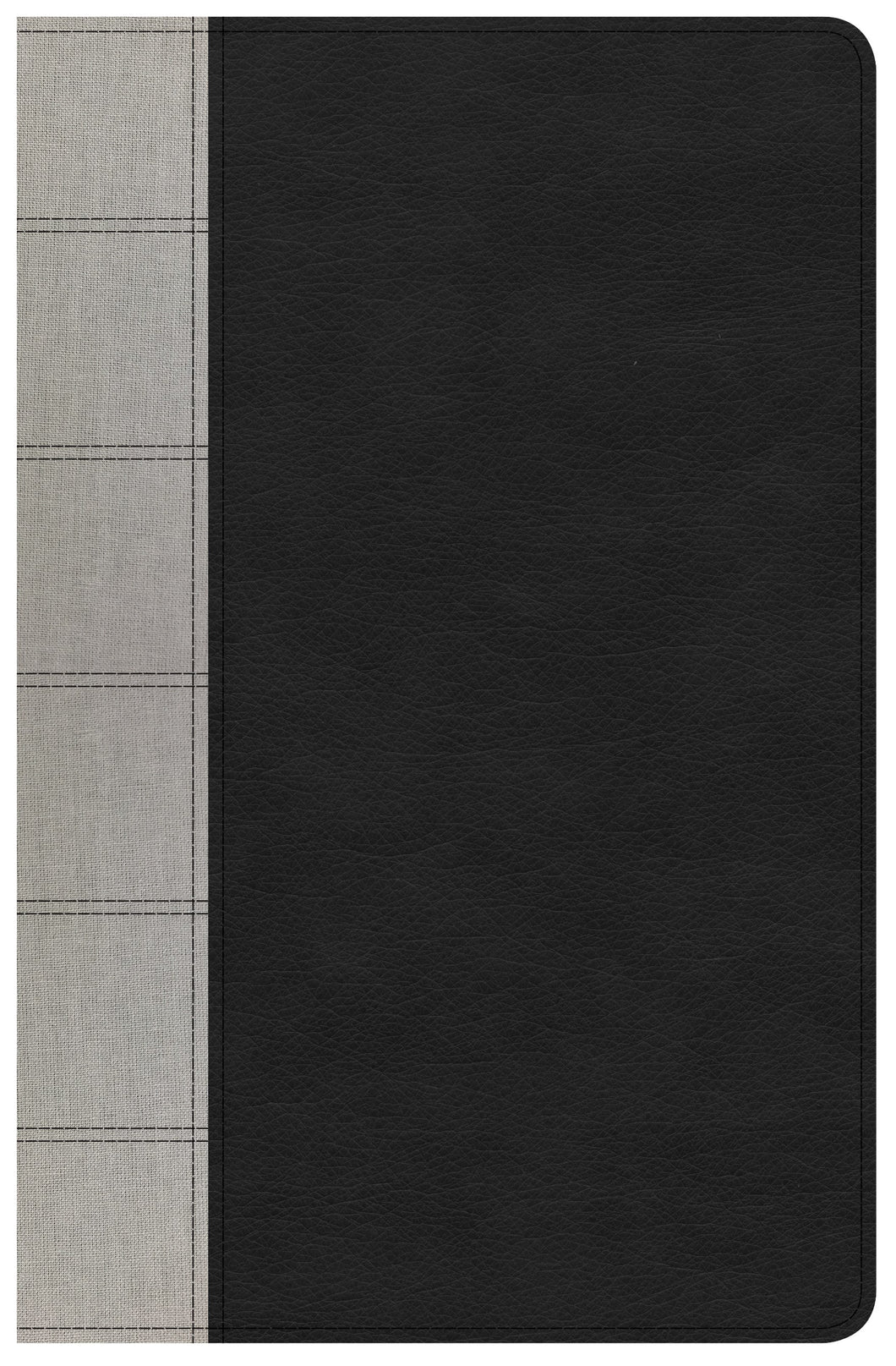 KJV Large Print Personal Size Reference Bible-Black/Gray Deluxe LeatherTouch