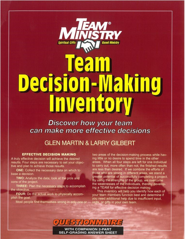 Team Decision Making Inventory