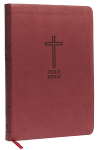 KJV Thinline Bible/Large Print (Comfort Print)-Burgundy Leathersoft