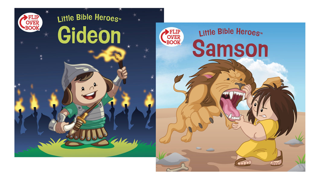Samson/Gideon Flip-Over Book (Little Bible Heroes)