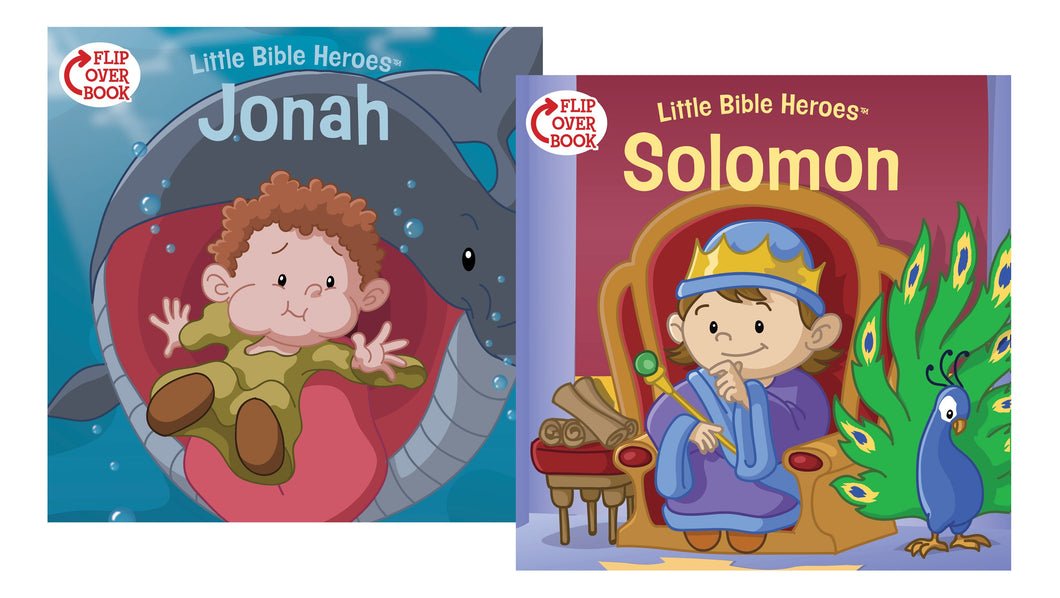 Solomon/Jonah Flip-Over Book (Little Bible Heroes)