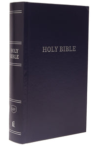 KJV Large Print Pew Bible (Comfort Print)-Navy Blue Hardcover