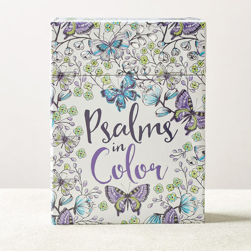 Psalms In Color Coloring Cards (Box Of 44)